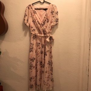 DKNY pink floral dress